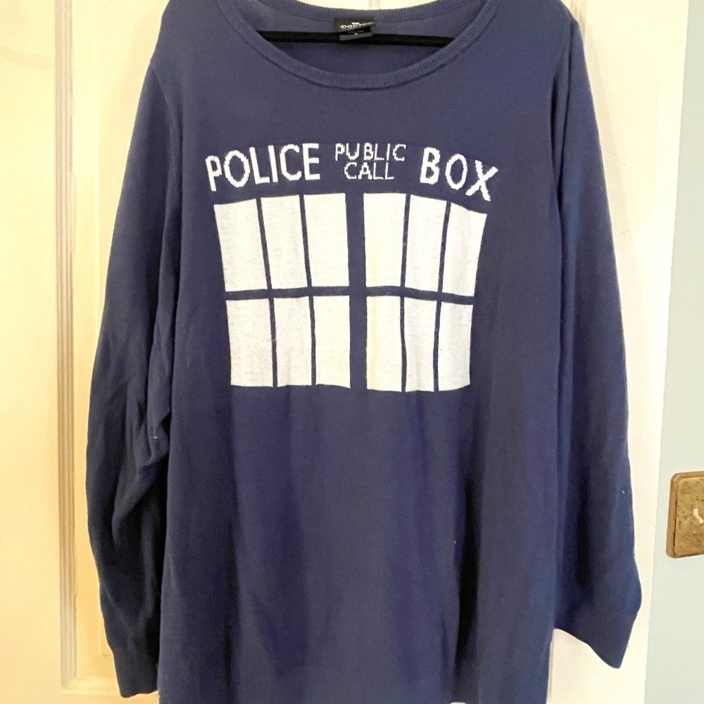 Doctor Who Tardis Sweater - 5X